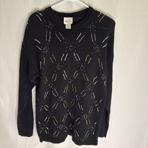 Sweater from Bentley Sz M Embellished Front
